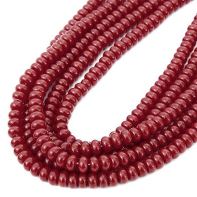 BU112208091013043225 – Lot de 20 ou 40 Perles de Verre Rondelles 8x5mm Coloris NO 10 – 19cm