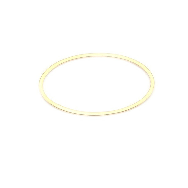 Pendentifs Connecteurs Ovale 26 mm Doré en Acier Inoxydable 304 pour bijoux raffinés