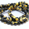 Perles Agate Bicolore Facettée 8mm