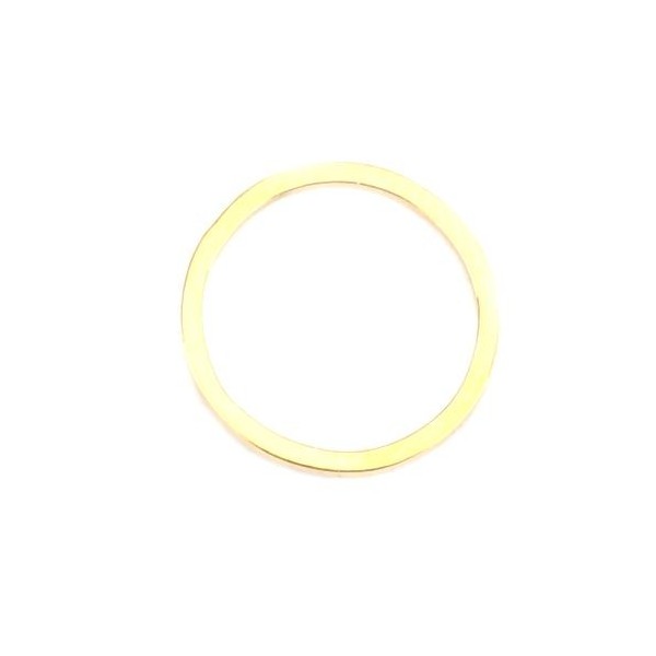 Pendentifs Connecteurs Cercle 12 mm Doré en Acier Inoxydable 304 pour bijoux raffinés