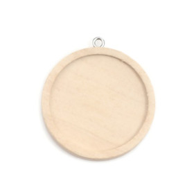 Supports de pendentif en Bois 20mm