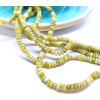 Perles Jade Citron Rondelles 2 par 4mm
