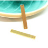 Pendentifs, Connecteur Rectangle 38mm, Acier Inoxydable 304 finition Doré