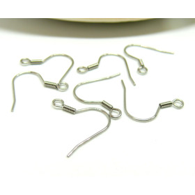 Boucles d'oreille Crochets  Ressort 19mm en Acier Inoxydable