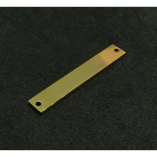 Pendentifs, Connecteur Rectangle 38mm, Acier Inoxydable 304 finition Doré