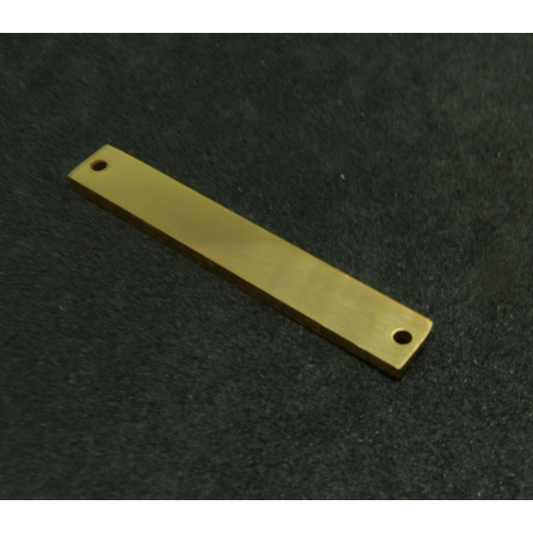 Pendentifs, Connecteur Rectangle 38mm, Acier Inoxydable 304 finition Doré