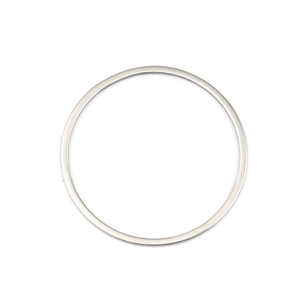 Pendentifs connecteur Cercle 30 mm en Acier Inoxydable 304