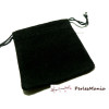 Pochettes cadeaux velours RECTANGLE NOIR 12 par 10 cm