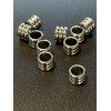 Perles Intercalaire Tonneau  fines 5 par 4.5mm ACIER INOXYDABLE