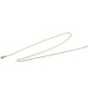 Colliers 45 cm - maille 1.5 mm - en Acier Inoxydable 304 finition Doré Placage sous vide