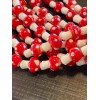 Perles Champignon Rouge Verre 12 par 16mm