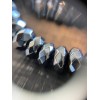 Perles Hématite Non Magnétique Rondelles Facettes 6 par 3mm Coloris Gris