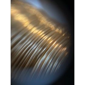 FIL DE CUIVRE 0.4mm placage doré 18KT Jauge 26