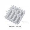 Moule en Silicone pour réaliser des pendentifs Rond et Ovale utilisation FIMO RESINE