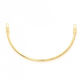 Connecteur demi Jonc 57mm en Cuivre finition 18KT