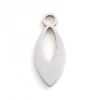 Pendentifs Marquise 15 mm,  Acier Inoxydable coloris Argenté