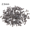 Perles à Écraser 2.5mm Cuivre finition Gun Métal