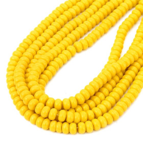 Perles de verre rondelles 8 par 5 mm