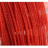 Perles Rondes 3 mm Agate Rouge