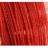 Perles Rondes 2 mm Agate Rouge