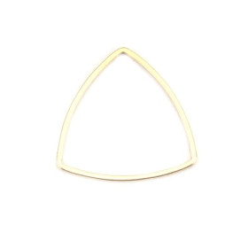 Pendentifs Connecteurs Triangle forme Étrier 20 mm Doré en Acier Inoxydable 304 pour bijoux raffinés