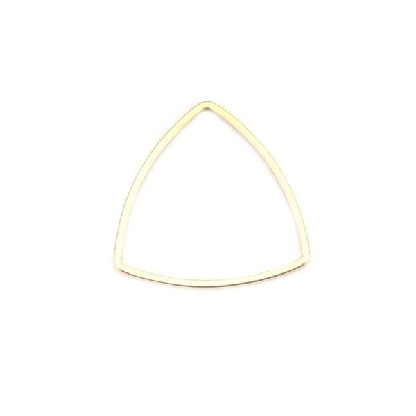 Pendentifs Connecteurs Triangle forme Étrier 20 mm Doré en Acier Inoxydable 304 pour bijoux raffinés