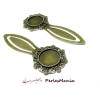 Support de Marques PAGE ARTY 18mm Laiton finition Bronze pour cabochons