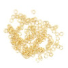 Anneaux de jonction 304 ACIER INOXYDABLE 5 par 0,7mm finition Doré 18KT