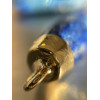 Pendentif Lapis Lazuli 26mm - laiton finition Doré
