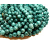 Perles rondes Jade Mashan Vert Pétrole 10 mm