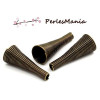 Cônes / Embouts Ressort 30mm – Métal Finition Bronze