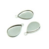 Supports de Pendentifs ACIER INOXYDABLE forme Goutte 14 par 10 mm
