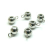 Pendentifs bélières Lisse 5mm en Acier Inoxydable 304