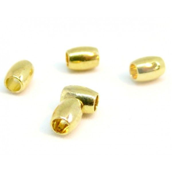 121218180006 PAX 10 perles intercalaires Tonneau fleurs Grand Trou: 4mm métal couleur Argent Antique