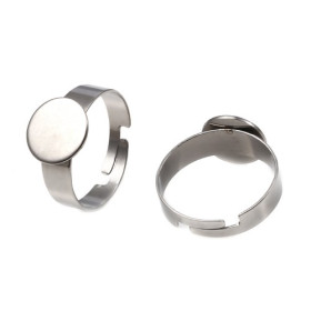 Supports de Bague Plateau 10 mm Acier Inoxydable