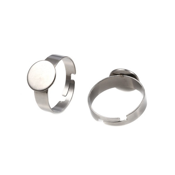 Supports de Bague Plateau 10 mm Acier Inoxydable