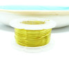 Rouleau  de 12 mètres de FIL DE CUIVRE 0.5mm placage OR VIF