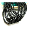 Tubes turquoise reconstituées 4 par 13mm NOIR