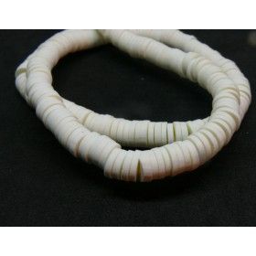 Pain de pâte Fimo Effect 56g résine couleur blanc perle bijoux collier