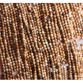 Perles Rondes 3 mm Jaspe Paysage