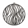 Estampes Rond Géométrique travaillé 36mm – Laser cut Métal Noir