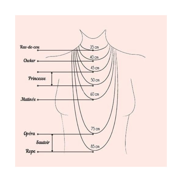 Collier  50,5 cm Maille grain de riz 1mm  en Acier Inoxydable  304 finition Argenté