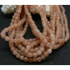Perles rondes Agate Facettées 3 mm Vieux Rose Coloris 35