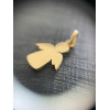 Pendentif Ange avec Anneau 18mm  Acier Inoxydable 304 finition Doré