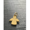 Pendentif Ange avec Anneau 18mm  Acier Inoxydable 304 finition Doré