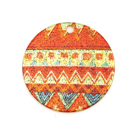 Pendentifs breloques stardust Ronde 20mm Forme Géométrique Doré