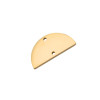 Connecteur Demi Cercle 20mm Acier Inoxydable 304 finition Doré