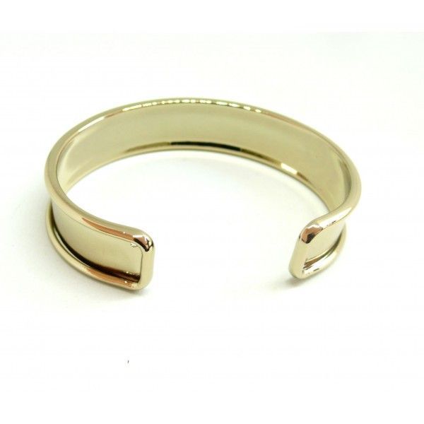 BN1131171 Bis PAX 1 Support bracelet, Jonc Manchette pour cordon plat 11mm couleur Or clair