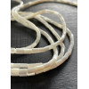 Perles nacre forme Tube 4 par 7 mm coloris Blanc