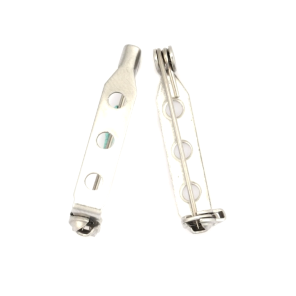 Supports de Broches Plateau 40 mm Acier Inoxydable 304 coloris Argent Platine